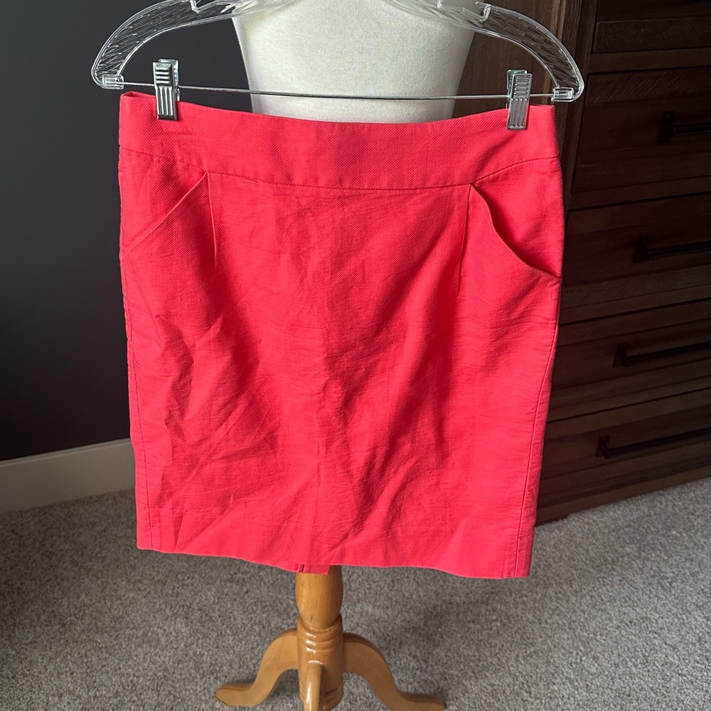 J. Crew Pink Mini Pencil Skirt for Work